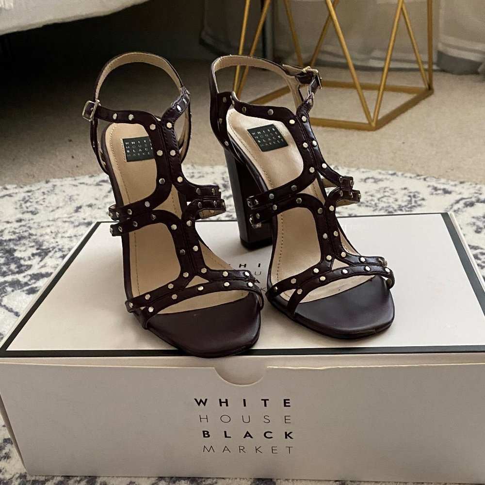 White House Black Market Studded High Heal Sandal